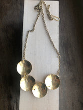 Load image into Gallery viewer, Hammered Brass Necklace