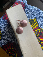 Load image into Gallery viewer, Etched Copper Earrings
