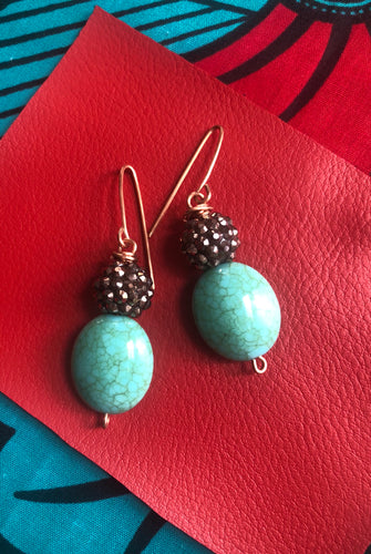 Turquoise Dangle Earrings