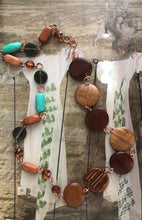 Load image into Gallery viewer, Beaded necklace with wood