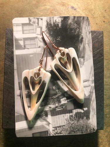 Sliced Shell Earrings